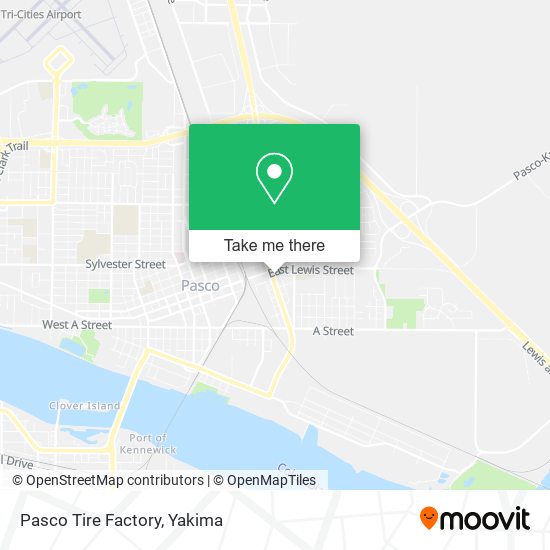 Pasco Tire Factory map