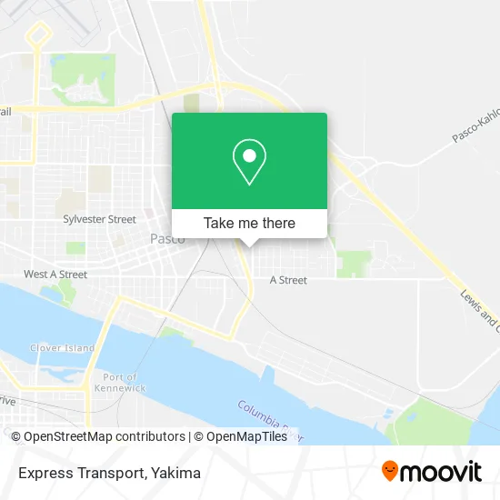 Express Transport map