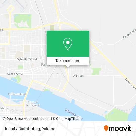 Infinity Distributing map