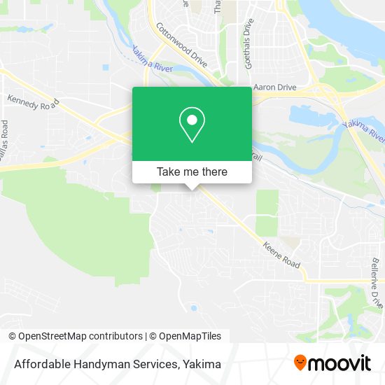 Affordable Handyman Services map