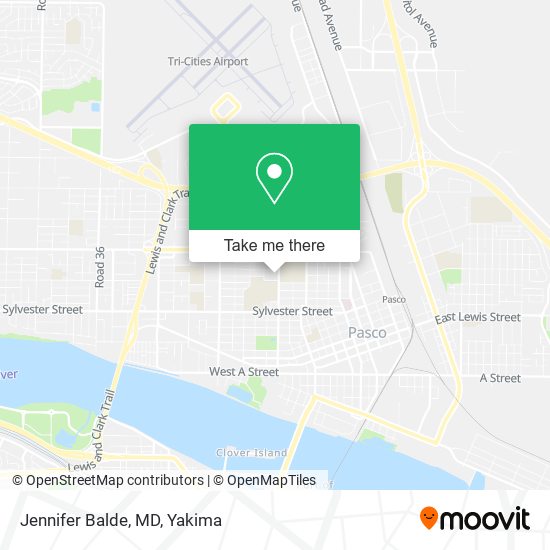 Mapa de Jennifer Balde, MD