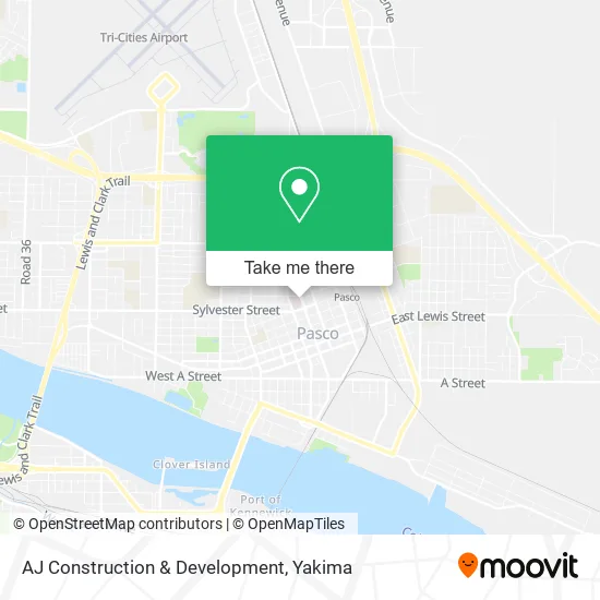 AJ Construction & Development map