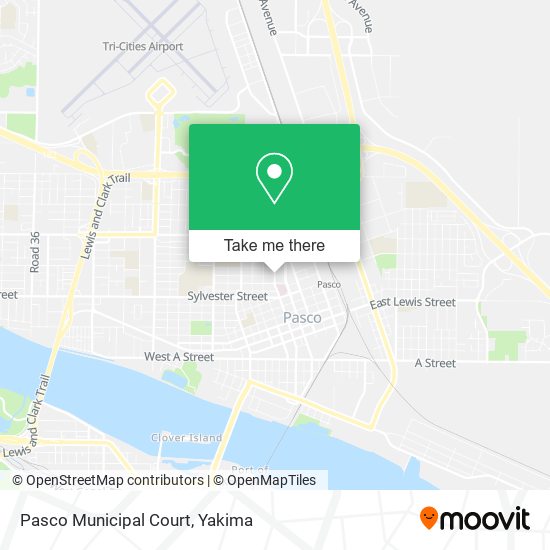 Pasco Municipal Court map