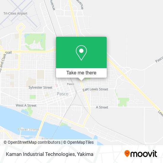 Mapa de Kaman Industrial Technologies