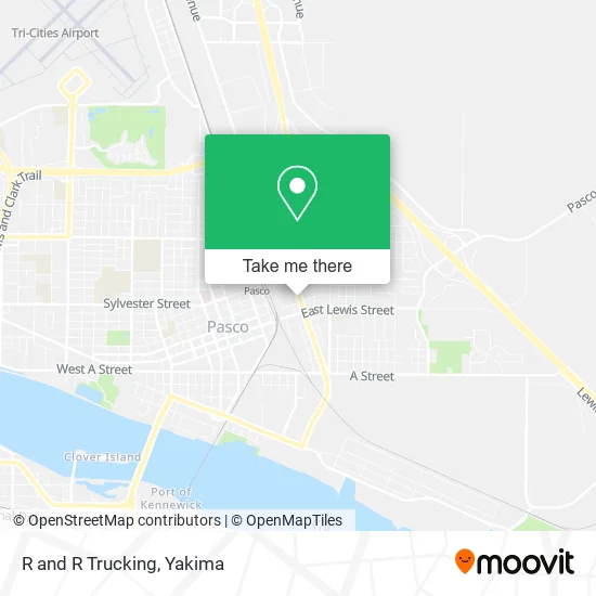 Mapa de R and R Trucking