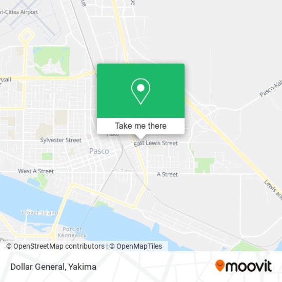 Mapa de Dollar General
