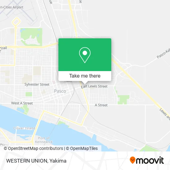 Mapa de WESTERN UNION