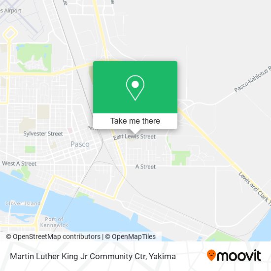 Martin Luther King Jr Community Ctr map
