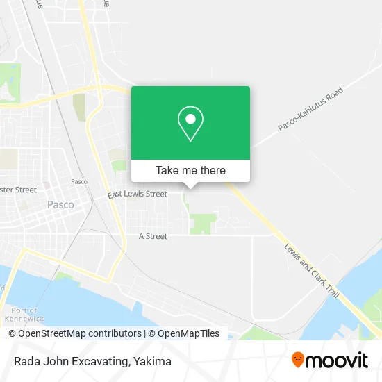 Rada John Excavating map