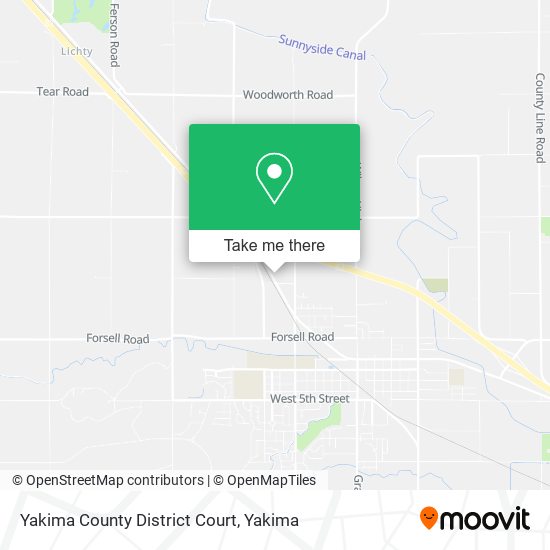 Mapa de Yakima County District Court