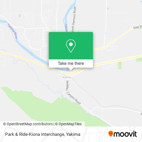 Park & Ride-Kiona Interchange map