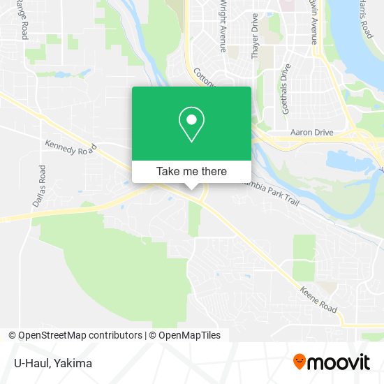 U-Haul map