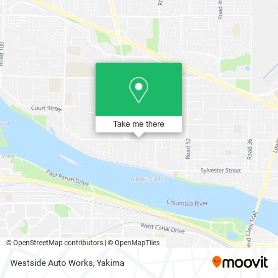 Westside Auto Works map