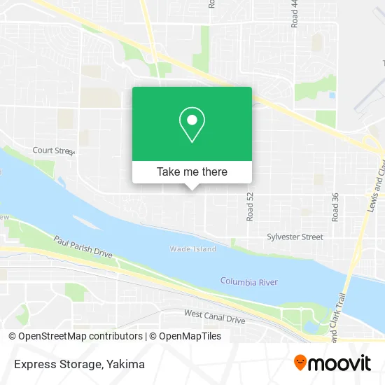 Express Storage map