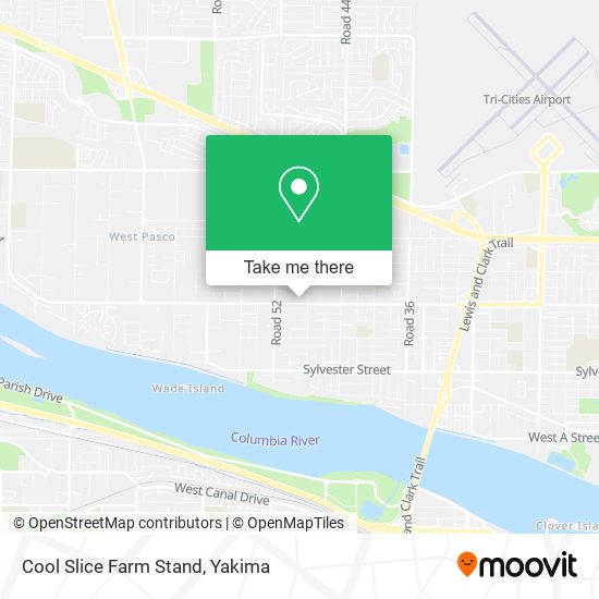 Mapa de Cool Slice Farm Stand