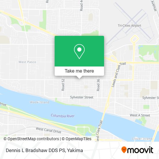 Mapa de Dennis L Bradshaw DDS PS