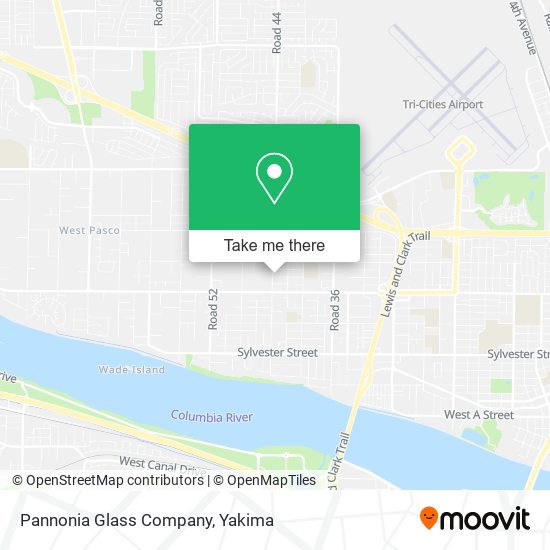 Mapa de Pannonia Glass Company
