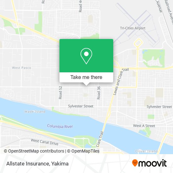 Allstate Insurance map