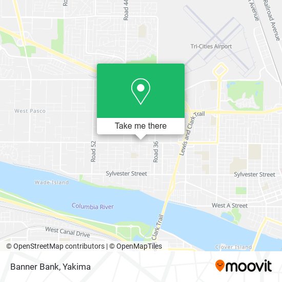 Mapa de Banner Bank