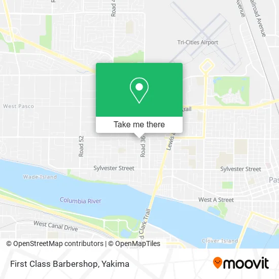 First Class Barbershop map