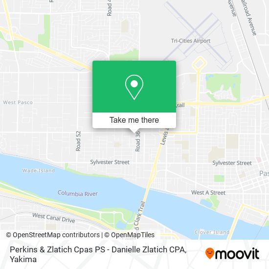 Perkins & Zlatich Cpas PS - Danielle Zlatich CPA map