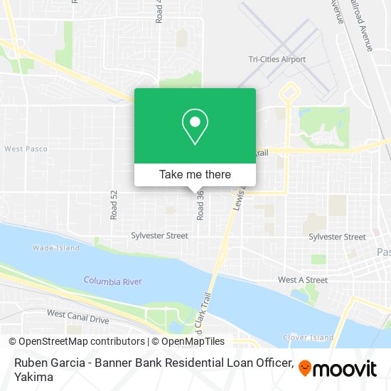Ruben Garcia - Banner Bank Residential Loan Officer map