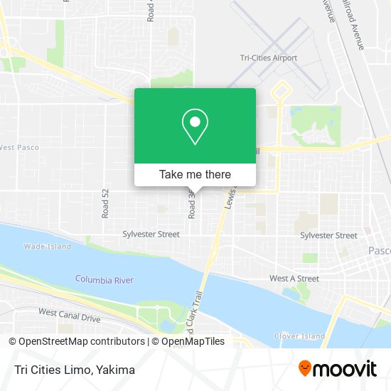 Mapa de Tri Cities Limo