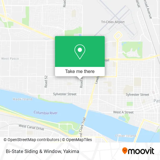 Bi-State Siding & Window map