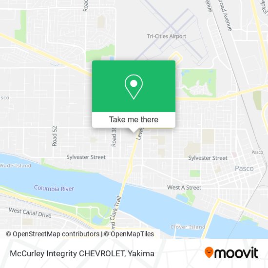 McCurley Integrity CHEVROLET map