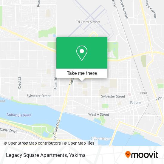 Mapa de Legacy Square Apartments
