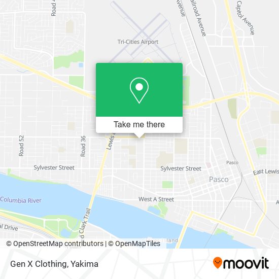 Mapa de Gen X Clothing
