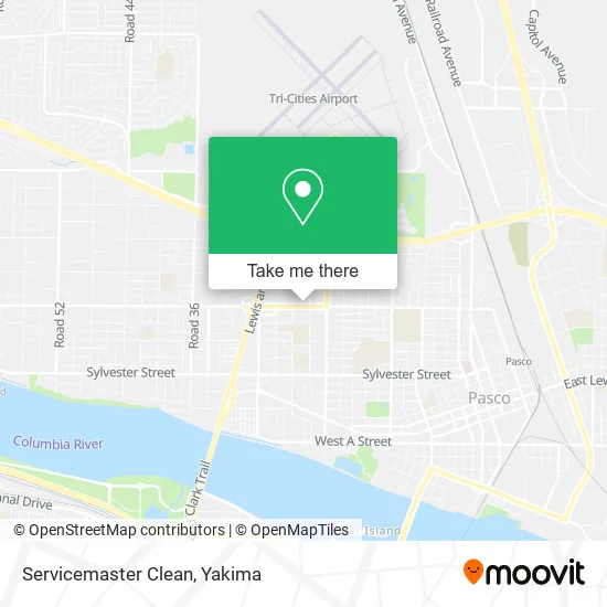 Servicemaster Clean map