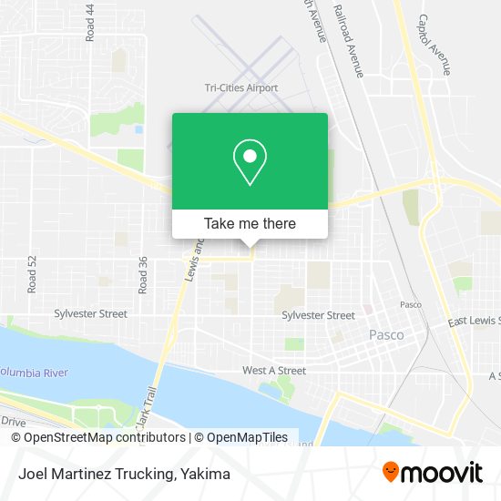 Mapa de Joel Martinez Trucking