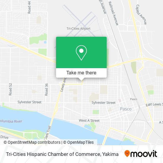 Tri-Cities Hispanic Chamber of Commerce map