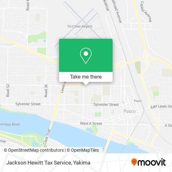 Mapa de Jackson Hewitt Tax Service