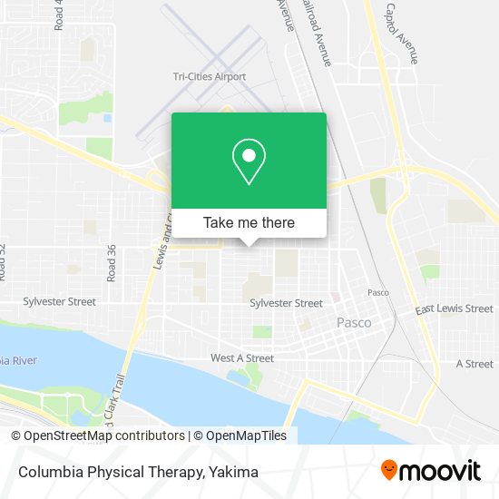 Mapa de Columbia Physical Therapy