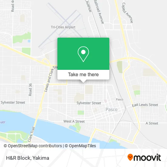 H&R Block map