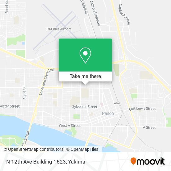 Mapa de N 12th Ave Building 1623