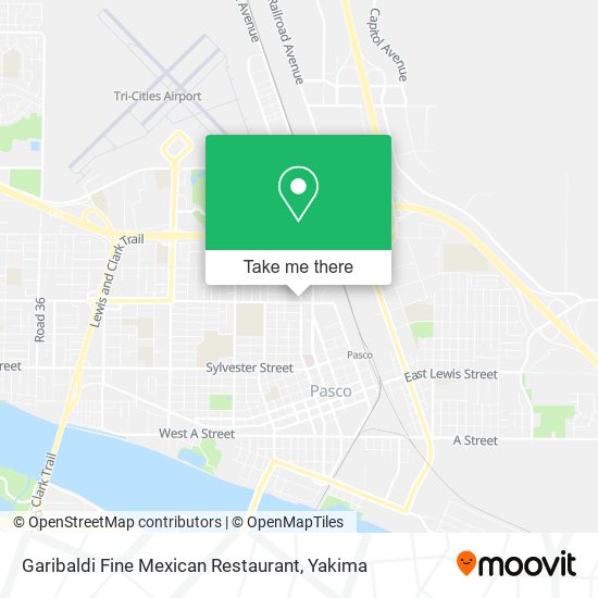 Mapa de Garibaldi Fine Mexican Restaurant