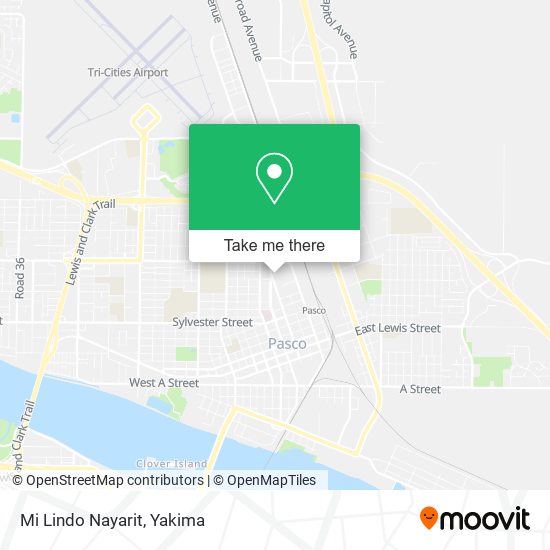Mi Lindo Nayarit map