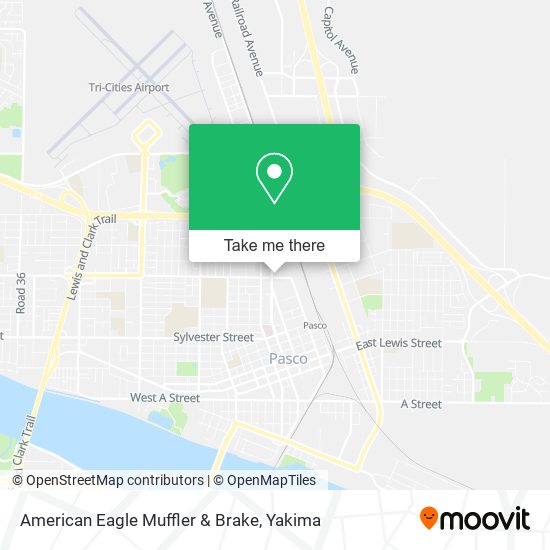 American Eagle Muffler & Brake map