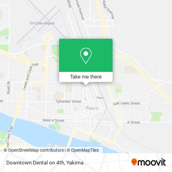 Mapa de Downtown Dental on 4th