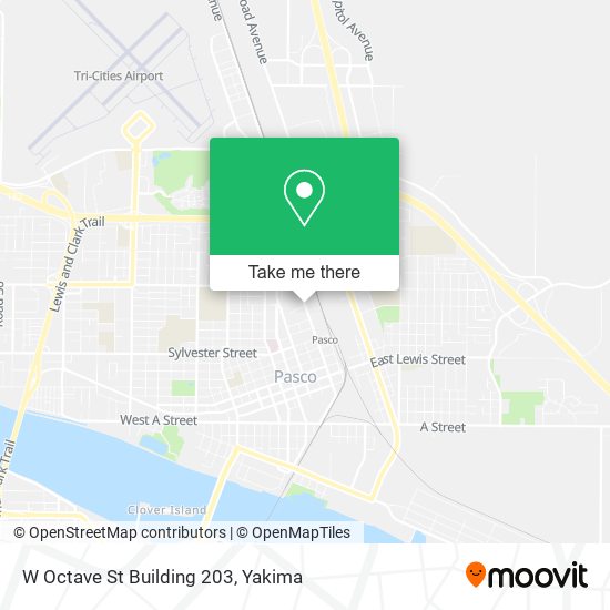 W Octave St Building 203 map