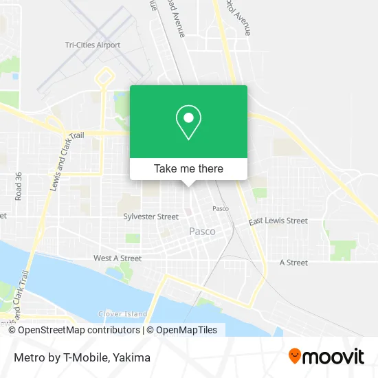 Metro by T-Mobile map
