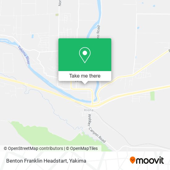 Mapa de Benton Franklin Headstart