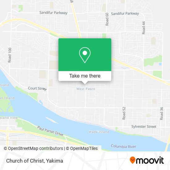 Mapa de Church of Christ