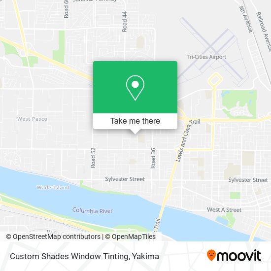 Mapa de Custom Shades Window Tinting