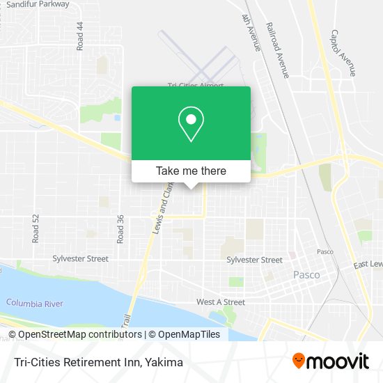 Tri-Cities Retirement Inn map