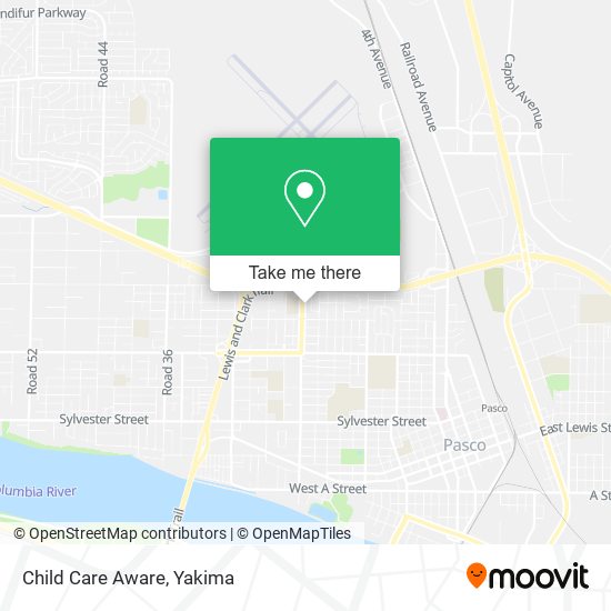 Mapa de Child Care Aware