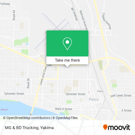 MG & BD Trucking map